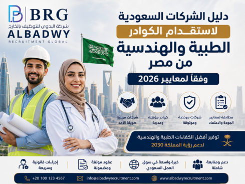 الشركات السعودية لاستقدام الكوادر الطبية والهندسية