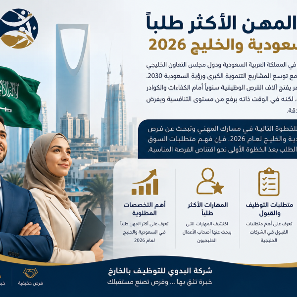 المهن الأكثر طلباً في السعودية