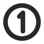 Number 1 circle svgrepo com converted from svg 150x150